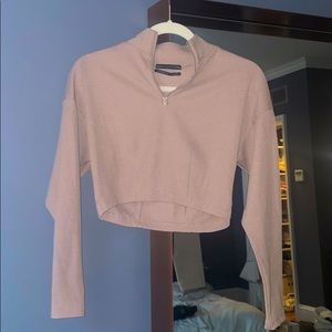 Urban Outfitters Cropped Quarter Zip